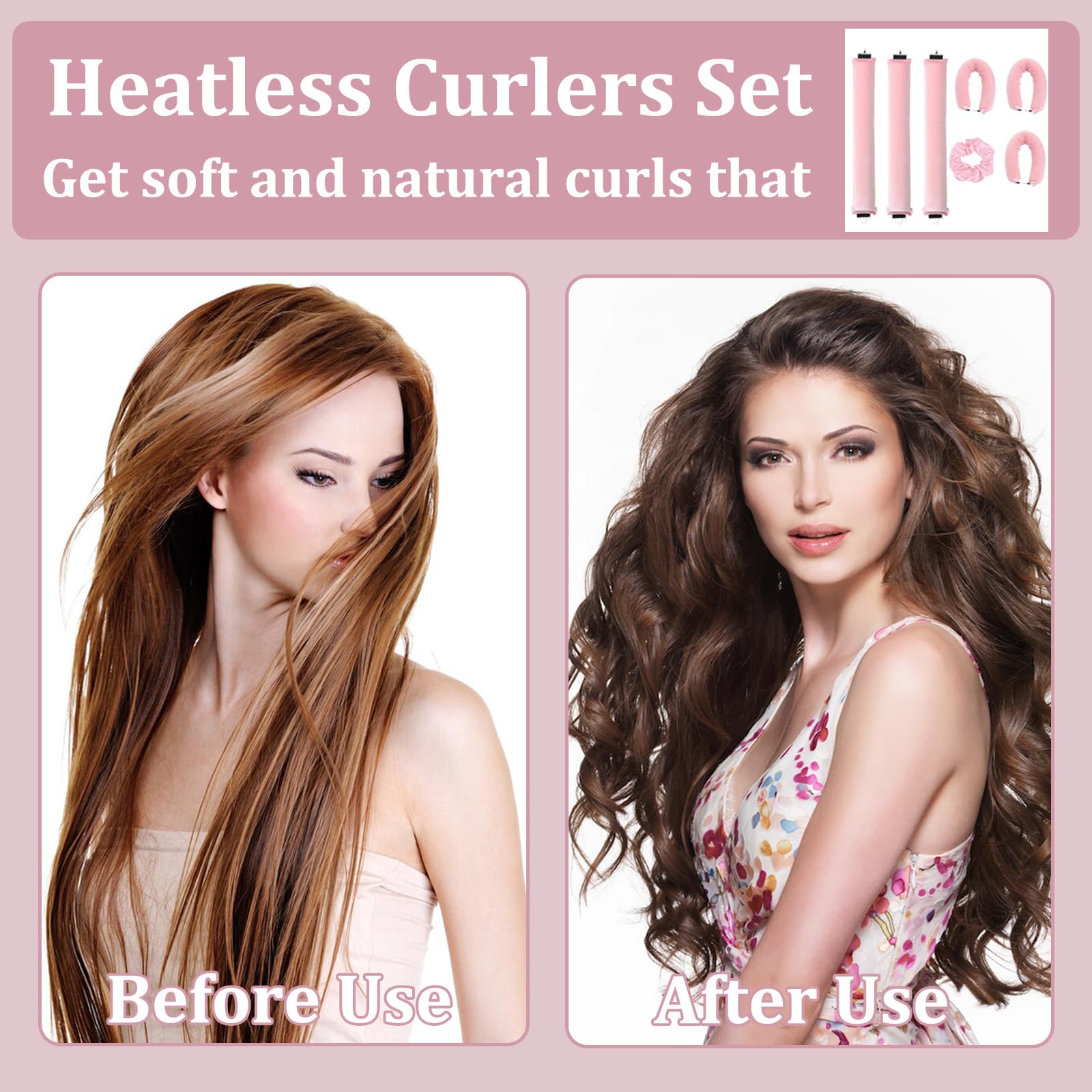 Rouleaux Cheveux sans chaleur
